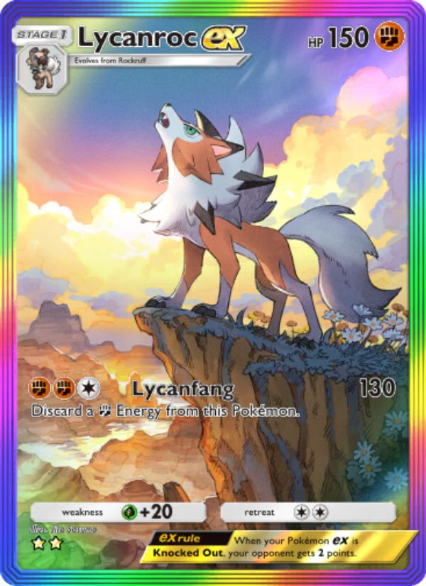 Lycanroc ex - Pokémon TCG Card