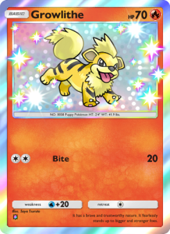 Growlithe - pokemon TCG Card