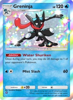 Greninja - pokemon TCG Card