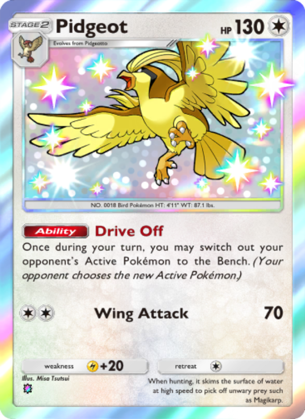 Pidgeot - Pokémon TCG Card