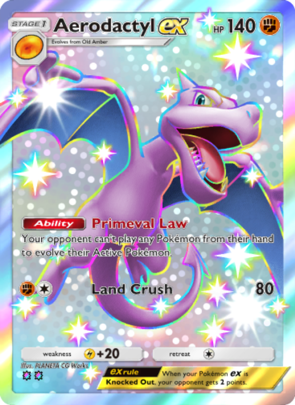 Aerodactyl ex - Pokémon TCG Card