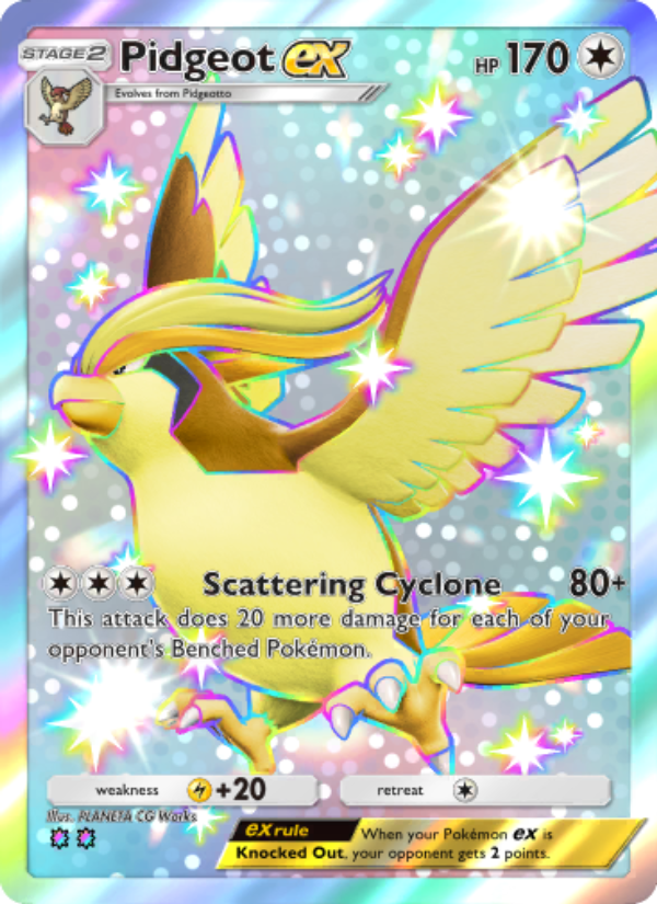 Pidgeot ex - Pokémon TCG Card