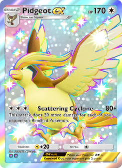 Pidgeot ex - pokemon TCG Card