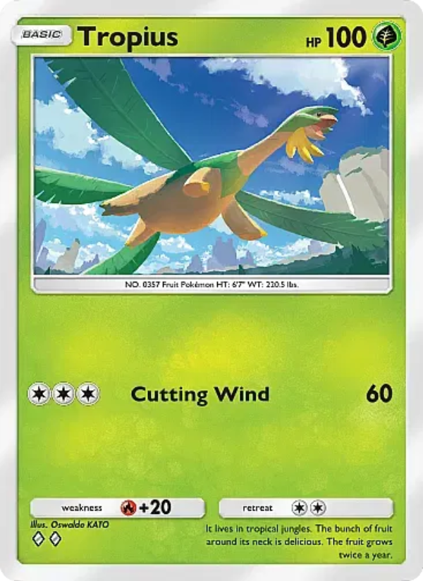 Tropius - Pokémon TCG Card