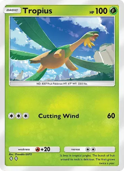 Tropius - pokemon TCG Card