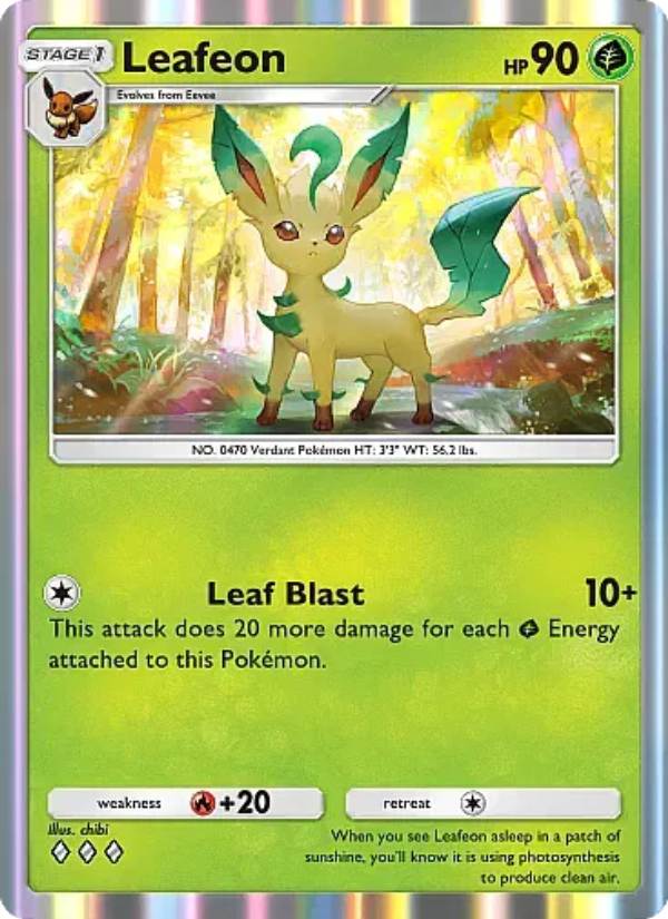 Leafeon - Pokémon TCG Card