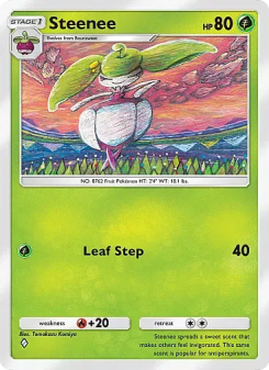 Steenee - pokemon TCG Card