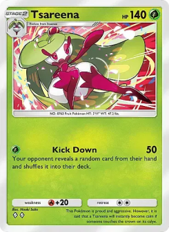 Tsareena - pokemon TCG Card