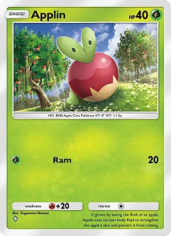 Applin - pokemon TCG Card