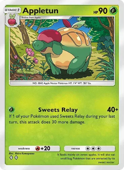 Appletun - pokemon TCG Card