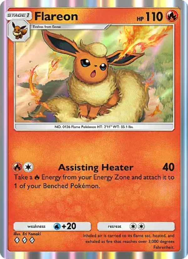 Flareon - Pokémon TCG Card