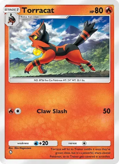 Torracat - pokemon TCG Card