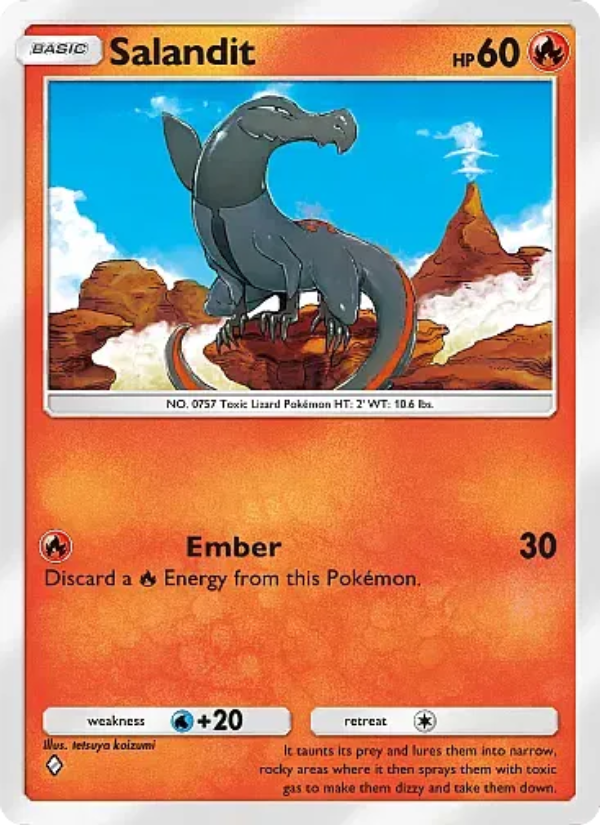 Salandit - Pokémon TCG Card