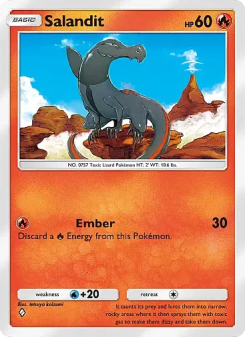 Salandit - pokemon TCG Card