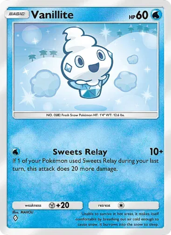 Vanillite - Pokémon TCG Card