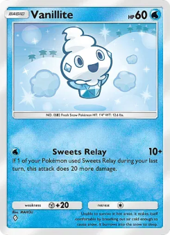 Vanillite - pokemon TCG Card