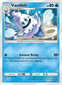 Vanillish - pokemon TCG Card