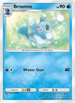 Brionne - pokemon TCG Card