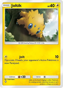Joltik - pokemon TCG Card
