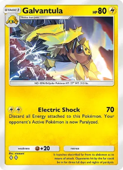 Galvantula - pokemon TCG Card