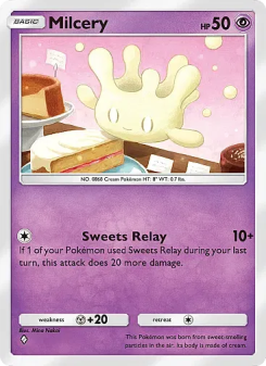 Milcery - pokemon TCG Card