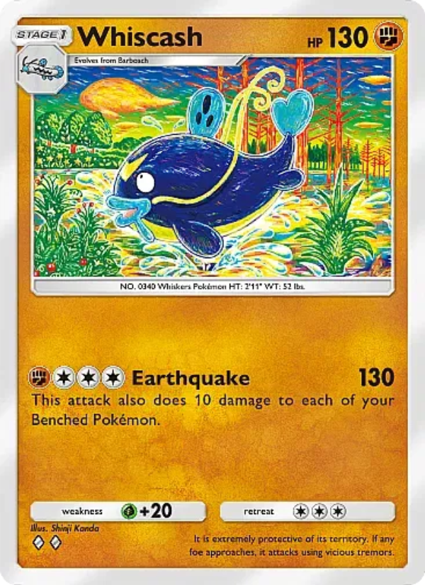 Whiscash - Pokémon TCG Card