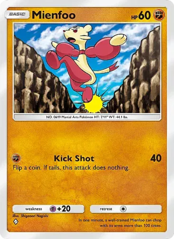Mienfoo - Pokémon TCG Card