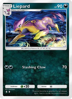Liepard - pokemon TCG Card