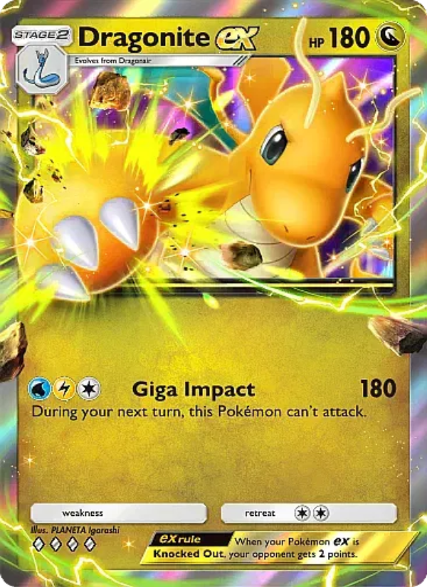 Dragonite ex - Pokémon TCG Card