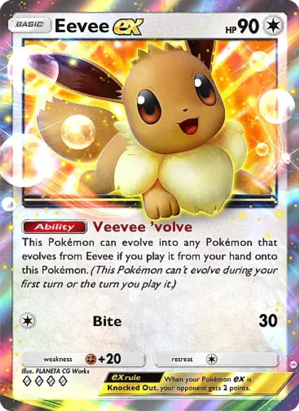 Eevee ex - Pokémon TCG Card