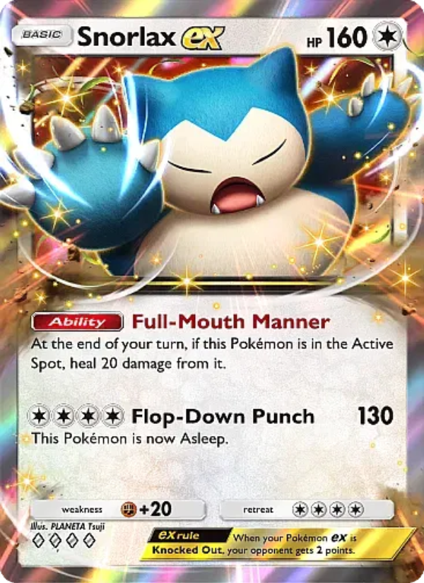 Snorlax ex - Pokémon TCG Card