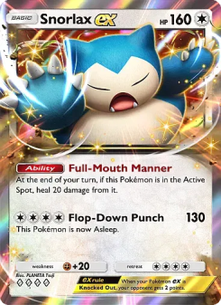 Snorlax ex - pokemon TCG Card