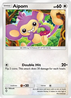 Aipom - pokemon TCG Card