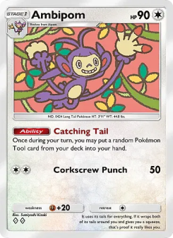 Ambipom - pokemon TCG Card