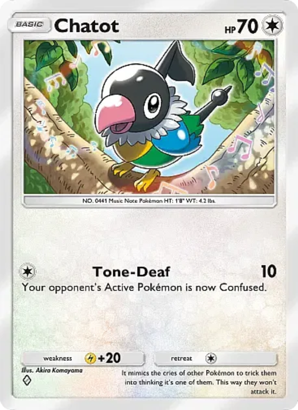Chatot - Pokémon TCG Card