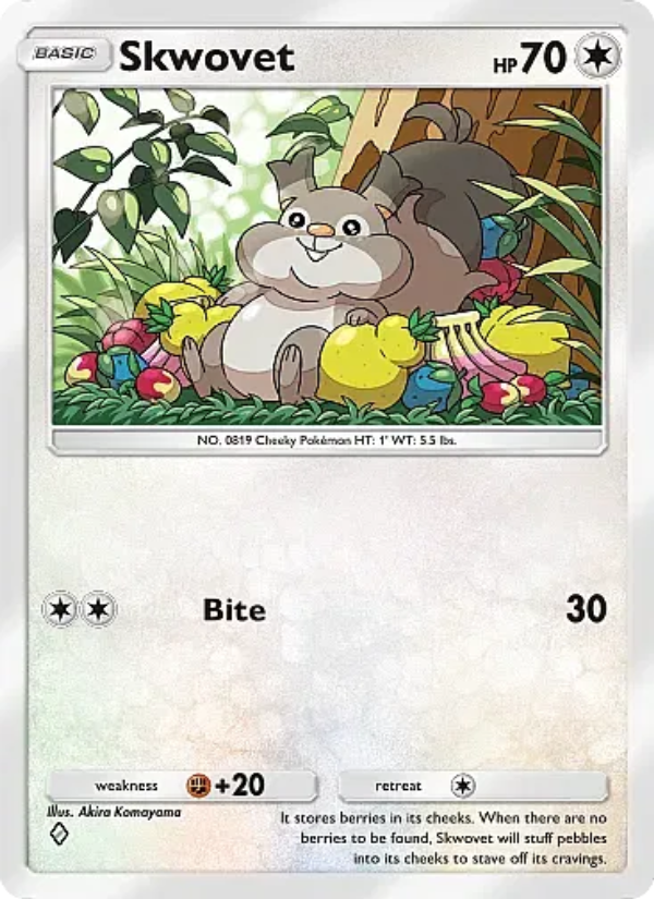 Skwovet - Pokémon TCG Card
