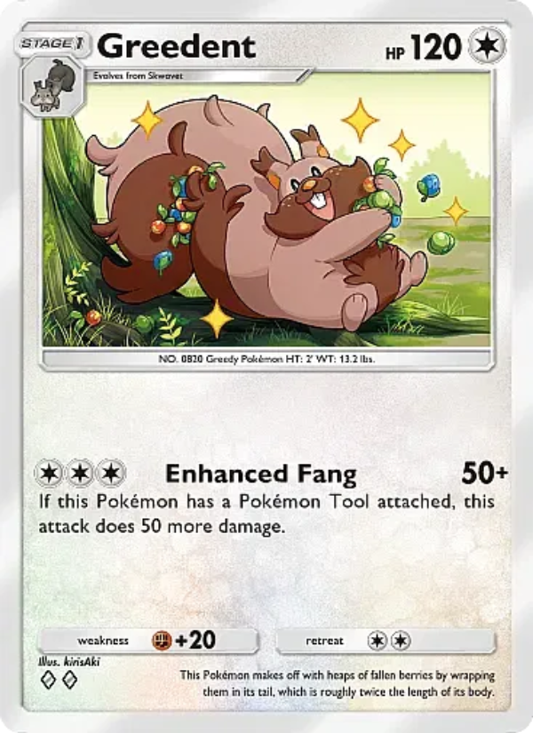 Greedent - Pokémon TCG Card