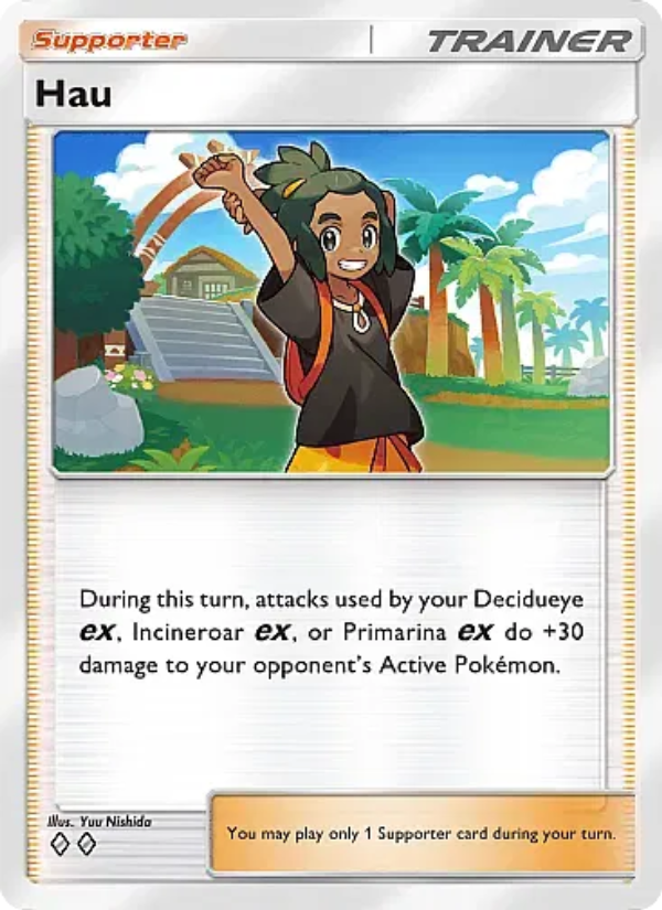 Hau - Pokémon TCG Card