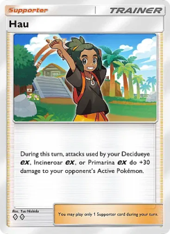 Hau - pokemon TCG Card