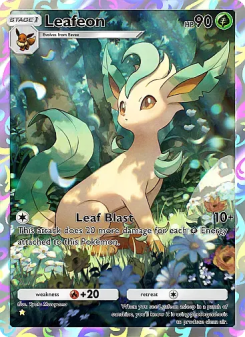 Leafeon - pokemon TCG Card