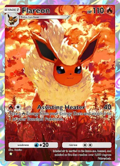Flareon - pokemon TCG Card