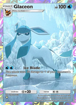 Glaceon - pokemon TCG Card