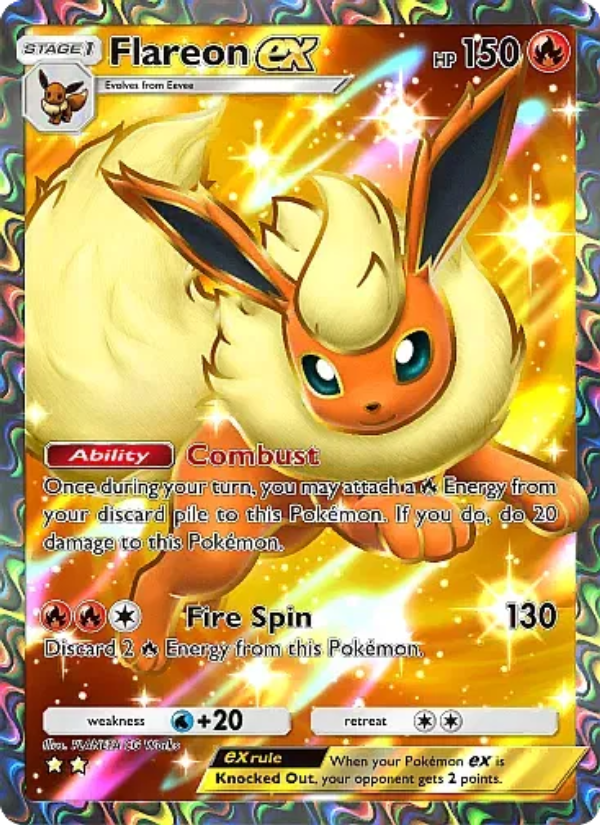 Flareon ex - Pokémon TCG Card