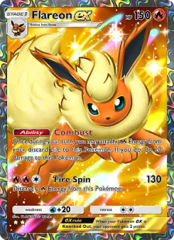Flareon ex - pokemon TCG Card
