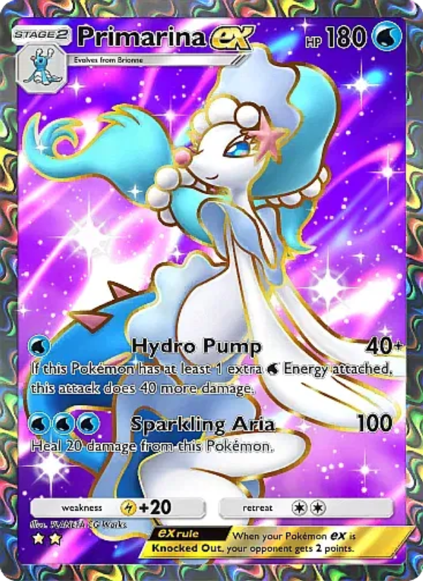 Primarina ex - Pokémon TCG Card