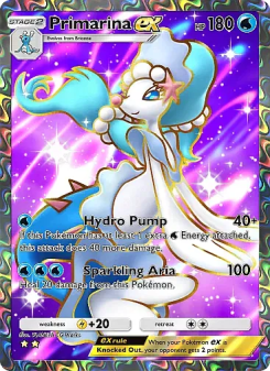 Primarina ex - pokemon TCG Card