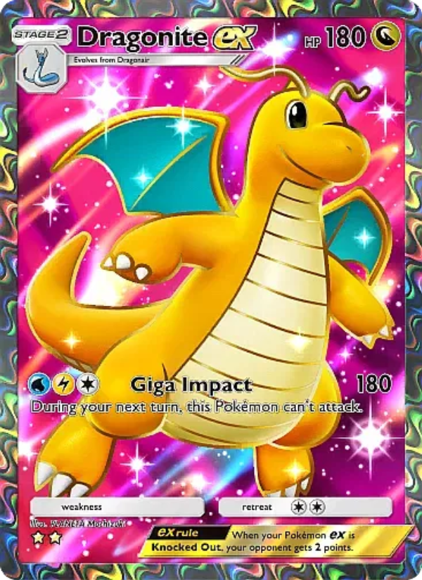 Dragonite ex - Pokémon TCG Card