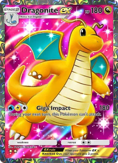 Dragonite ex - pokemon TCG Card