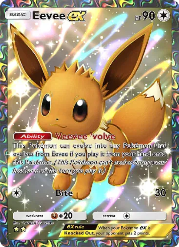 Eevee ex - Pokémon TCG Card