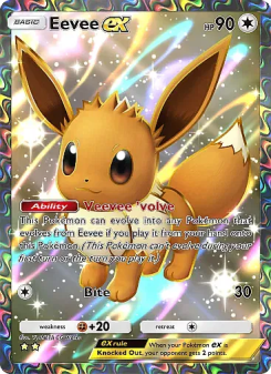 Eevee ex - pokemon TCG Card